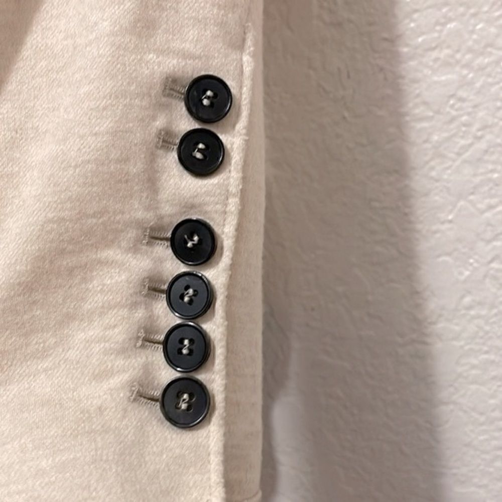 Forte_Forte Virgin Wool Neutral Blazer Jacket Patch Pocket Size XS (0) - Picture 5 of 8